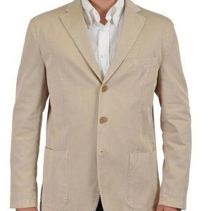 Ballantyne Beige Three Button Sport Coat Blazer